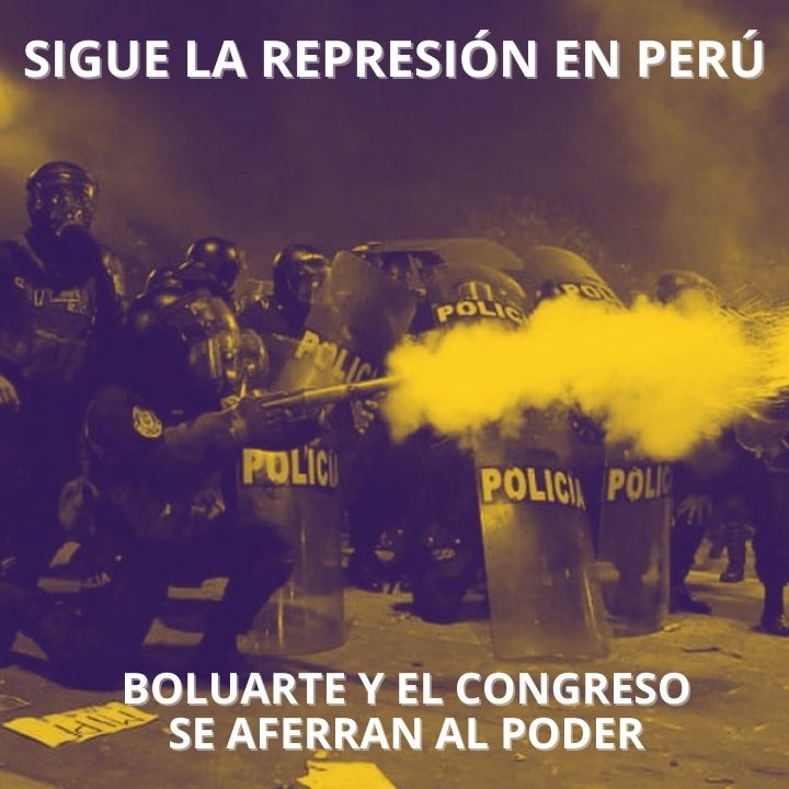 INFORME: Sigue la represión en Perú