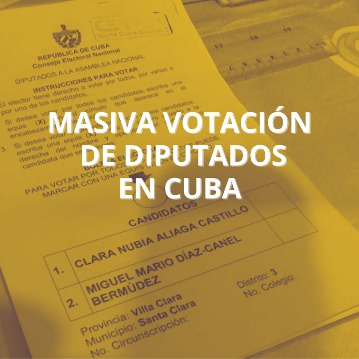 INFORME: masiva votación de diputados en Cuba