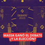 INFORME: Massa ganó el debate en Argentina ¿Y la elección?